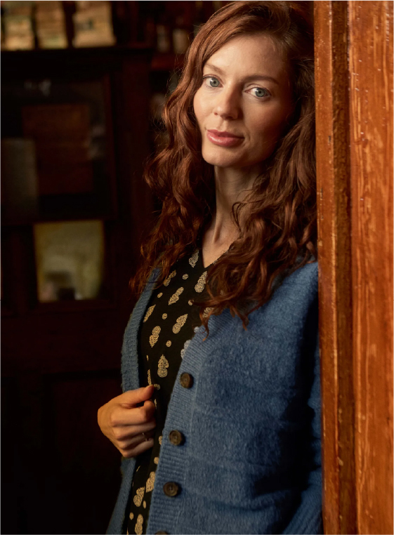 Aramis Textured Striped Stitch Cardigan Ash Blue