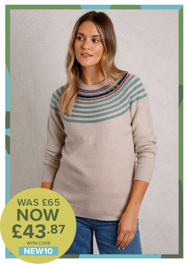 Sinatra Eco Patterned Knit Jumper