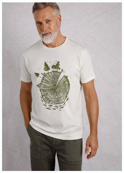 Woodsman Front Print Eco T-Shirt