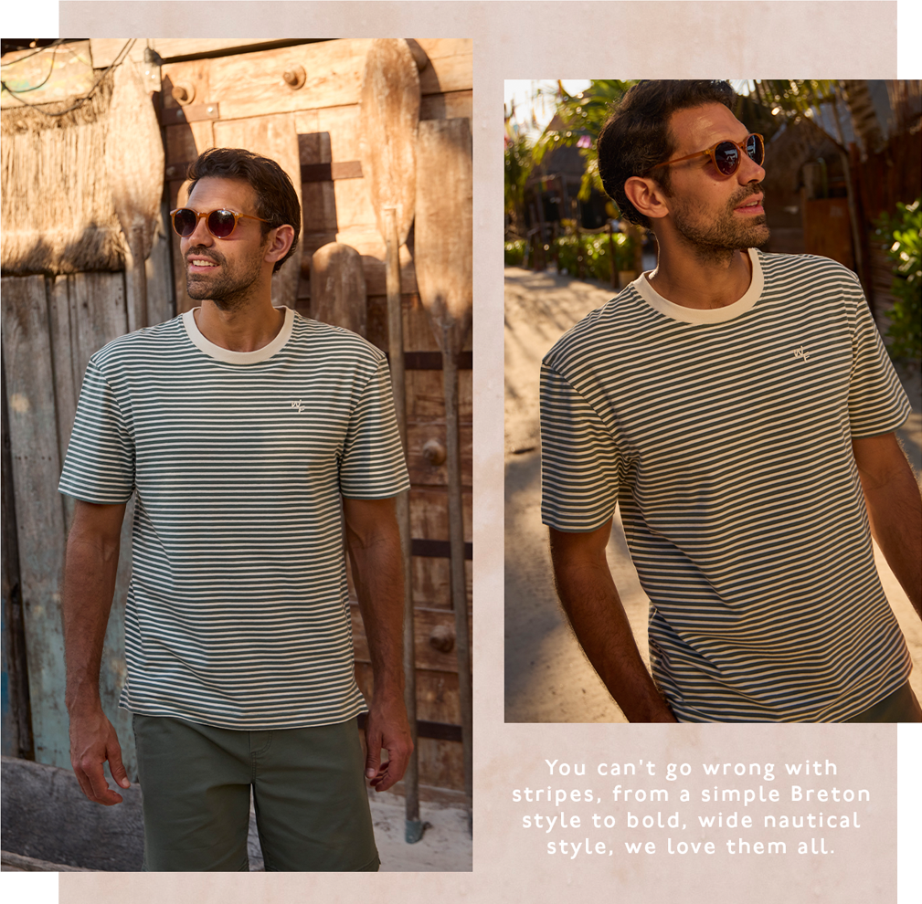 Adair Super Soft Striped T-Shirt