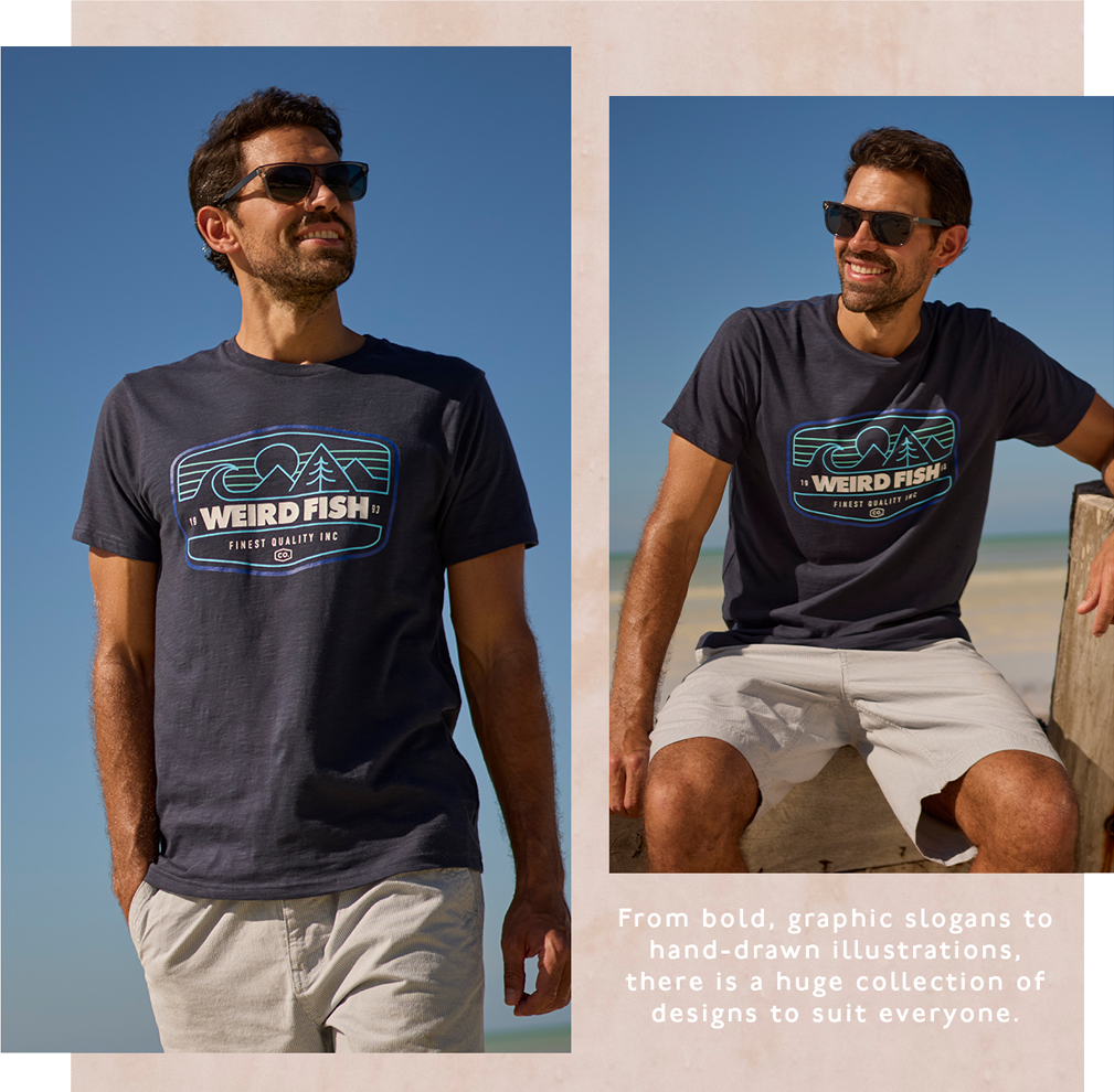 Pacific Eco Front Print Graphic T-Shirt
