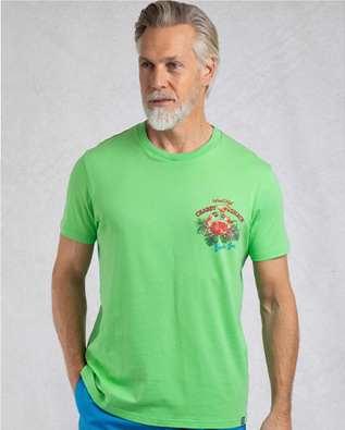 Crabby Shack Back Print Graphic T-Shirt
