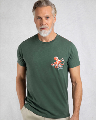 Porter Organic Cotton Chest Print T-Shirt