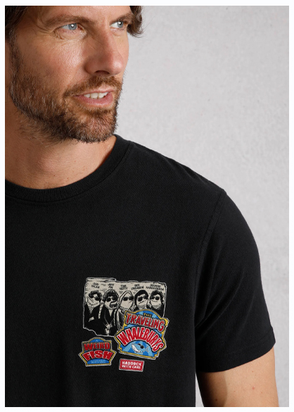 Travelling Whaleburys Back Print Artist T-Shirt