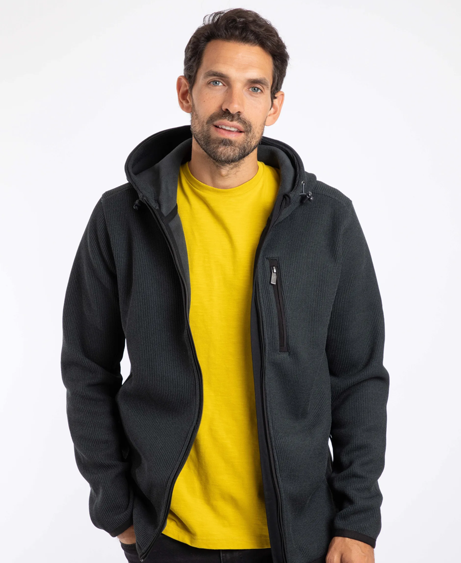 Lockie Full Zip Bonded Fleece Hoodie