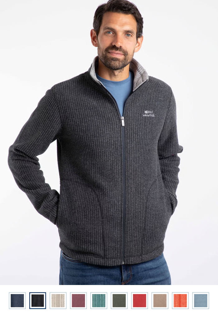Shires Full Zip Grid Fleece