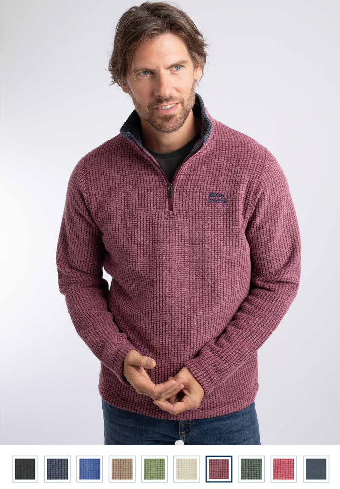 Newark 1/4 Zip Grid Fleece