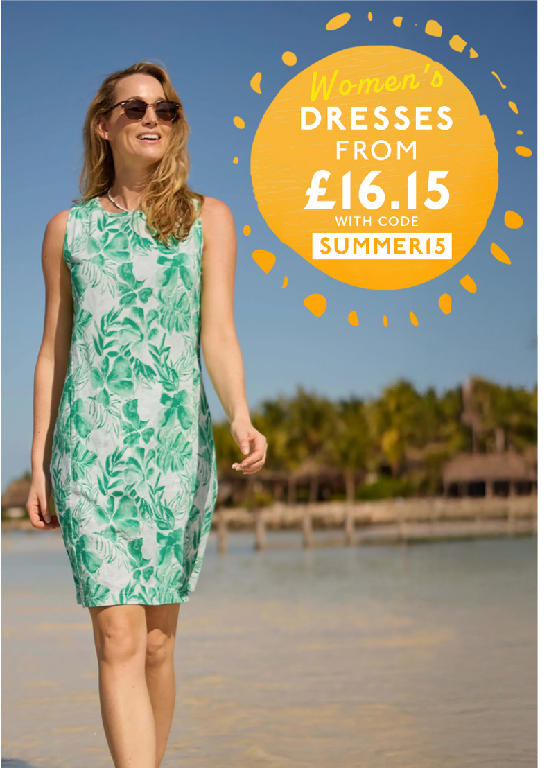 Dayna Linen Rich Printed Shift Dress