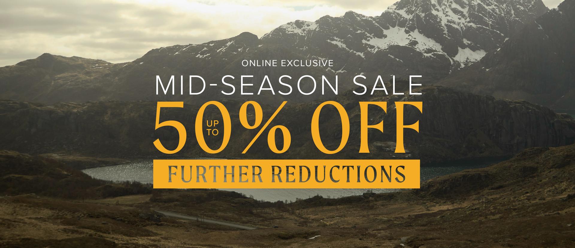 Mid-Season Sale up to 50% off