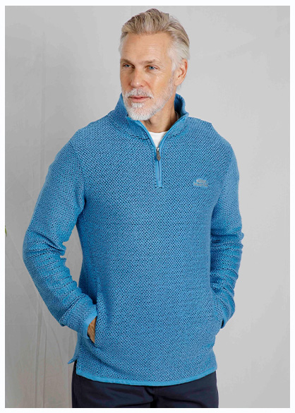 Stern 1/4 Zip Eco Macaroni Sweatshirt