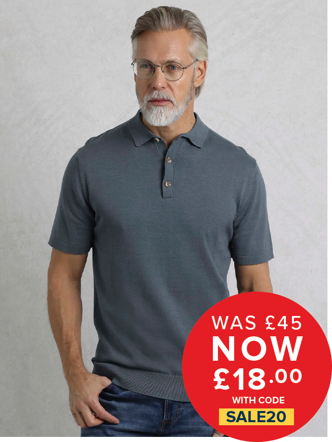 Quentin Short Sleeve Knitted Polo