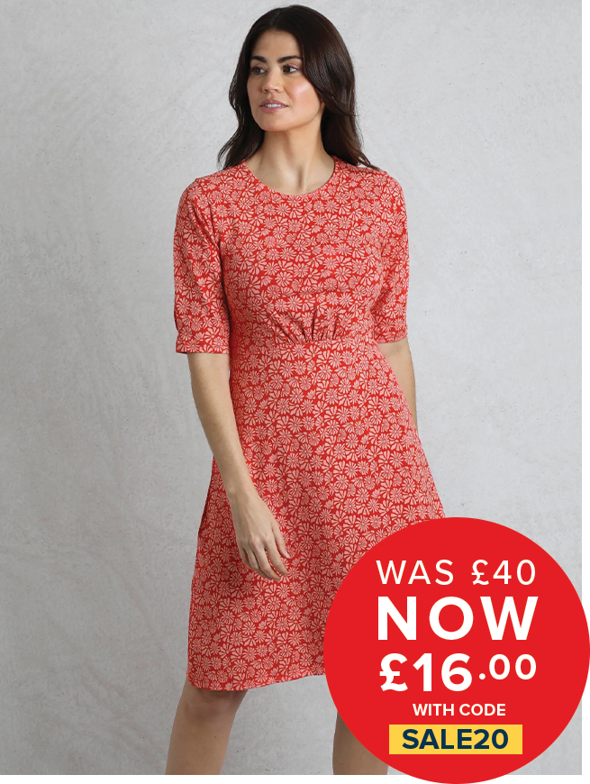 Cassandra Organic Cotton Jersey Swing Dress
