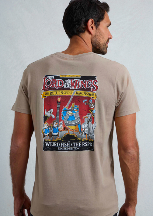 The Lord of The Wings Back Print RSPB Collaboration Artist T-Shirt