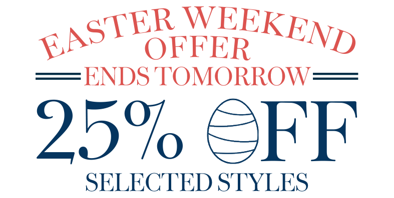 25% Off Selected Styles