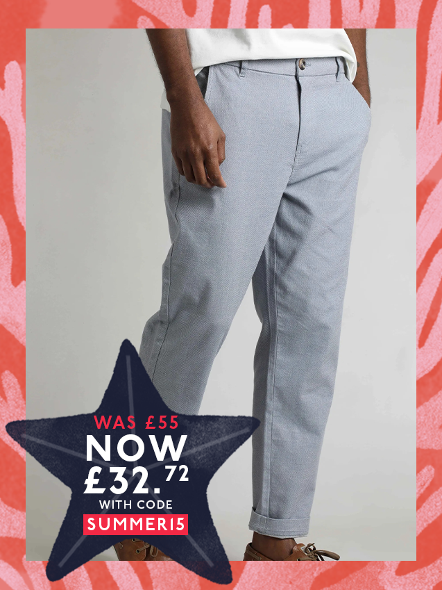 Charleigh Textured Chino Trousers