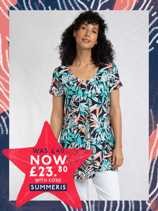 Nuri LivaEco™ Viscose Printed Tunic