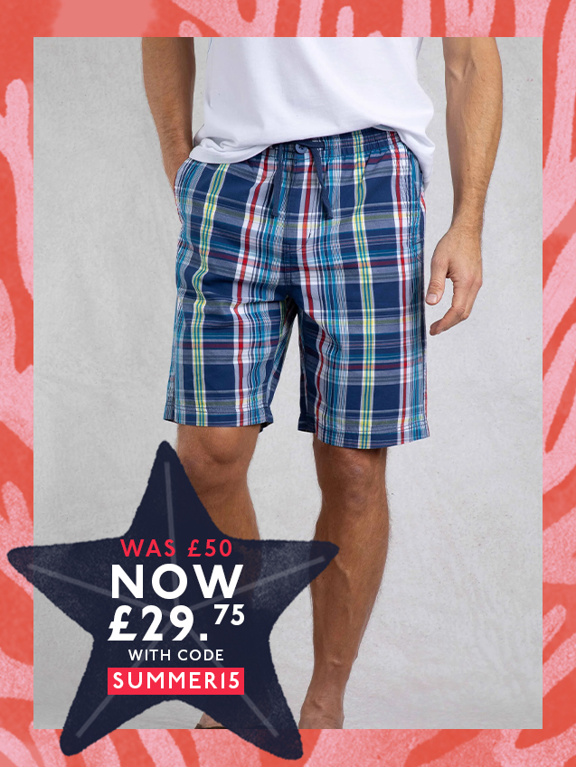Manson Madras Check Shorts