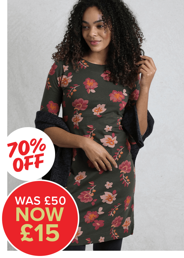 Shafika Printed Jersey Dress