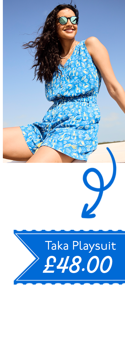 Taka LivaEco™ Printed Viscose Playsuit