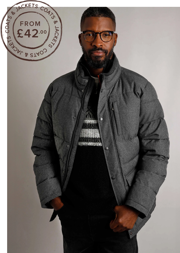 Men's Coats & Jackets from £42