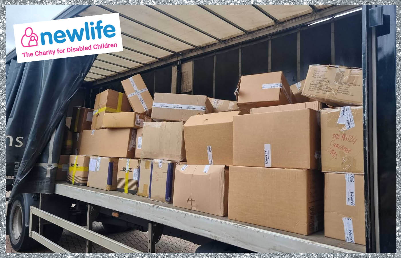 We sent over 700 boxes of clothes to Newlife Charity for Disabled Children 