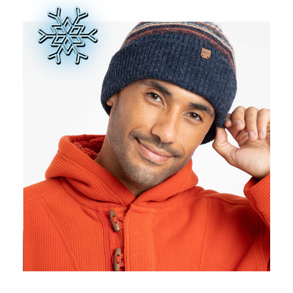 Rodi Fine Fair Isle Beanie Midnight