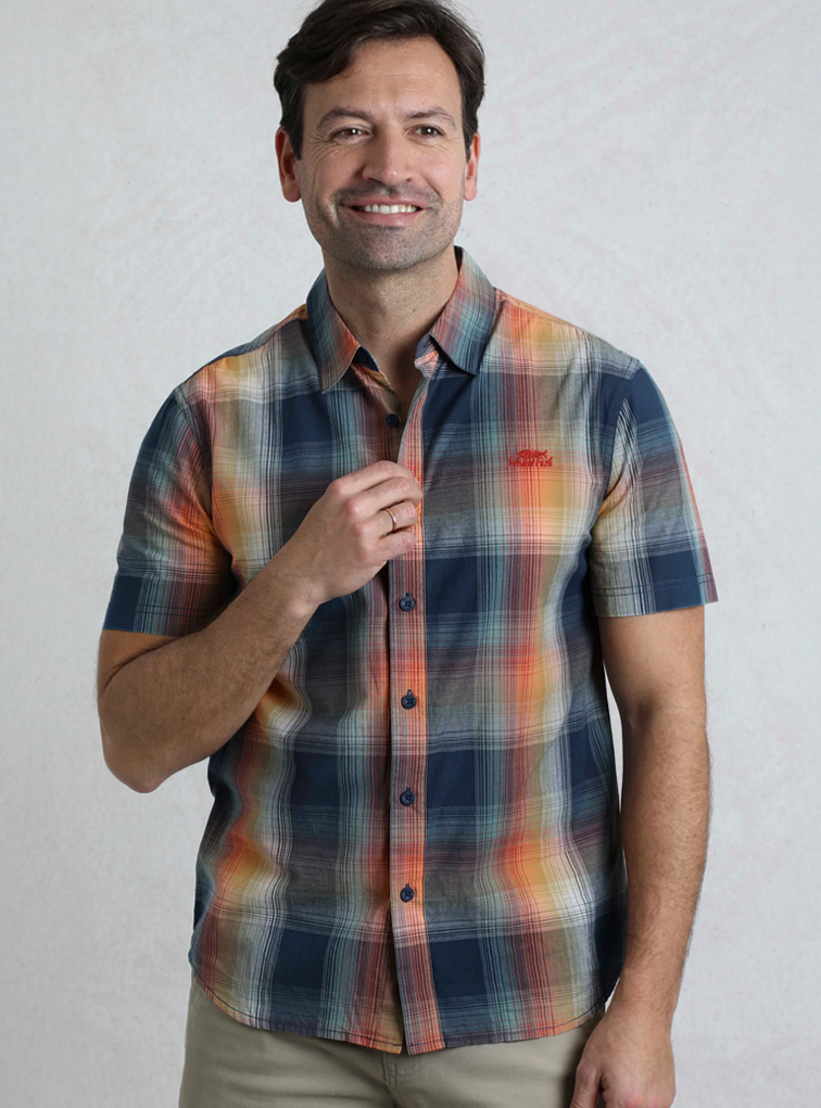 Judd Organic Cotton Short Sleeve Check Shirt