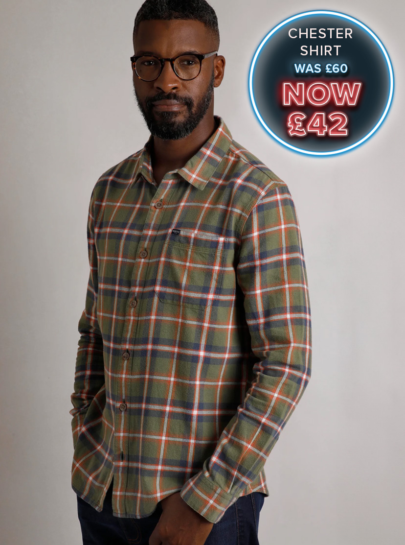 Chester Organic Cotton Flannel Check Shirt