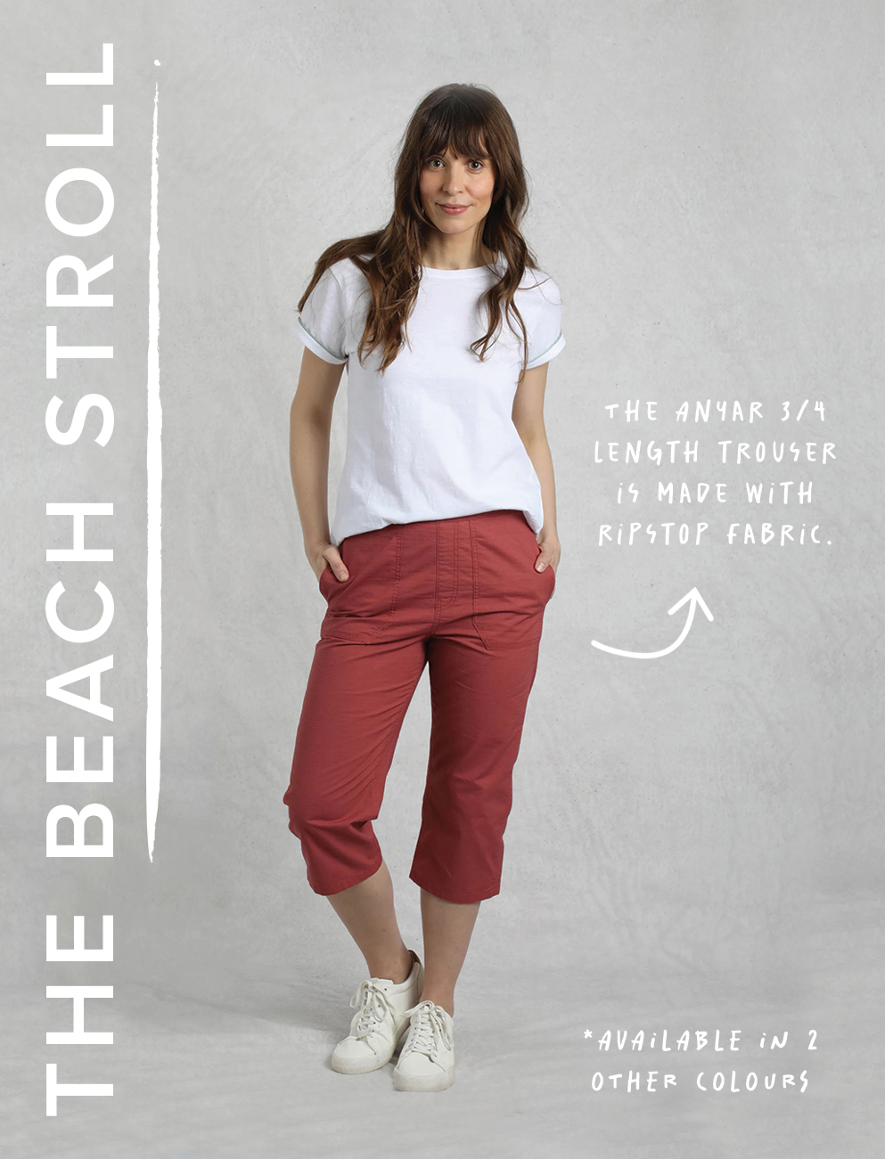 Anyar 3/4 Length Ripstop Trousers