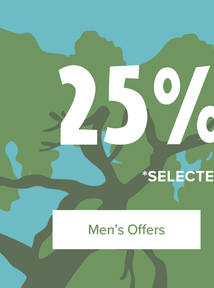 25% Off - Selected Styles