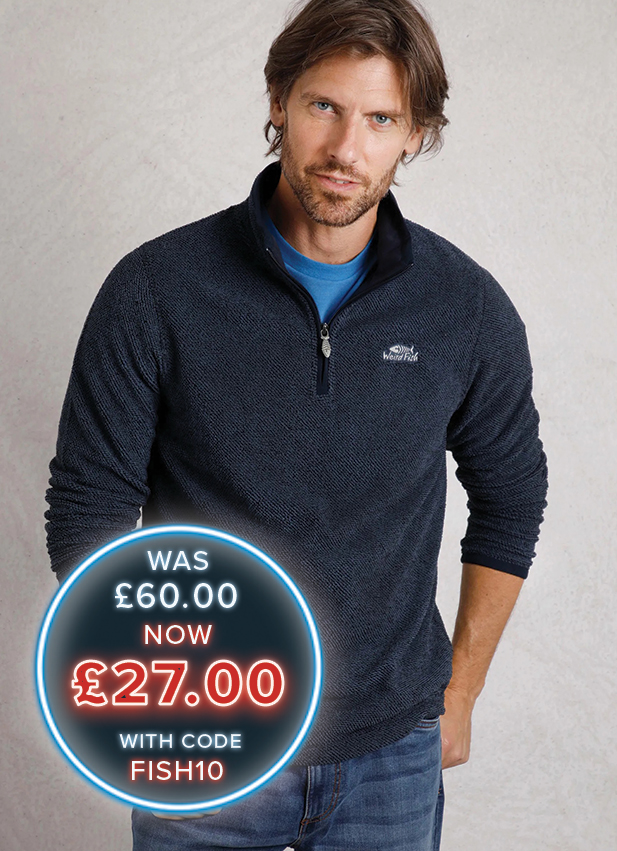 Errill Eco 1/4 Zip Textured Fleece