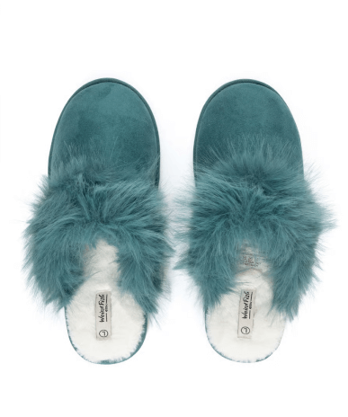 Willow Mule Slippers Deep Teal