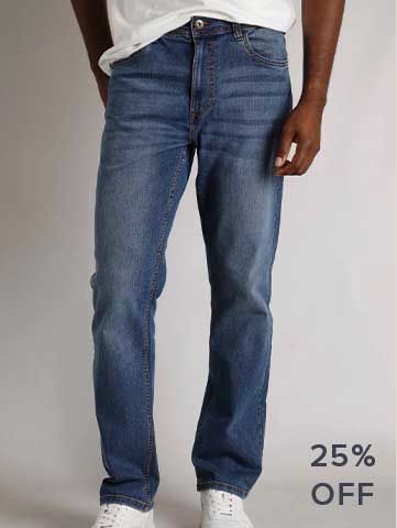 Eddie Straight Leg Denim Jeans