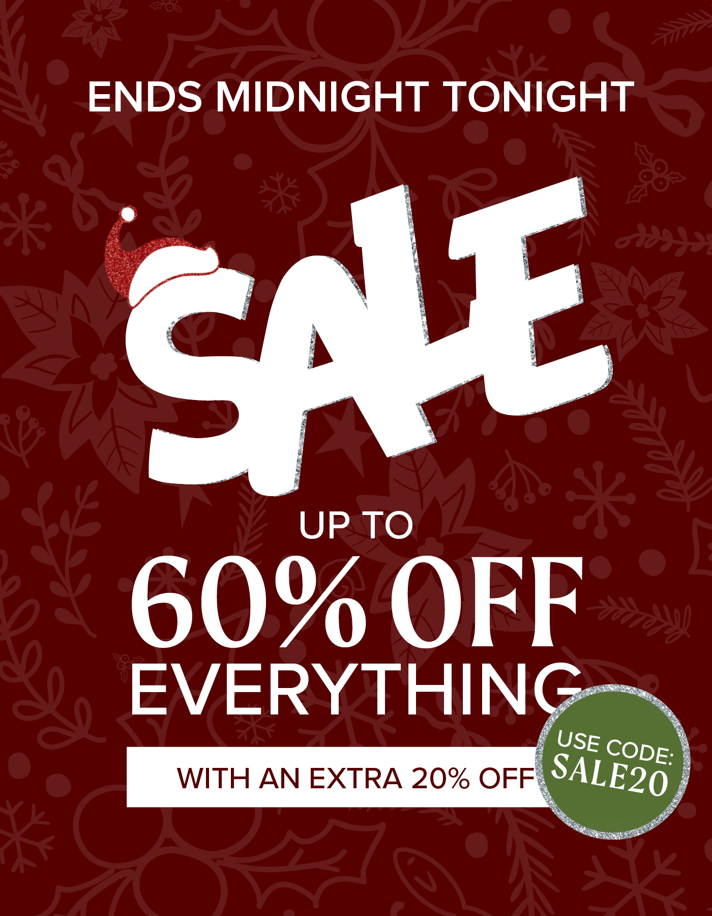 Christmas Sale - UPTO 60% OFF