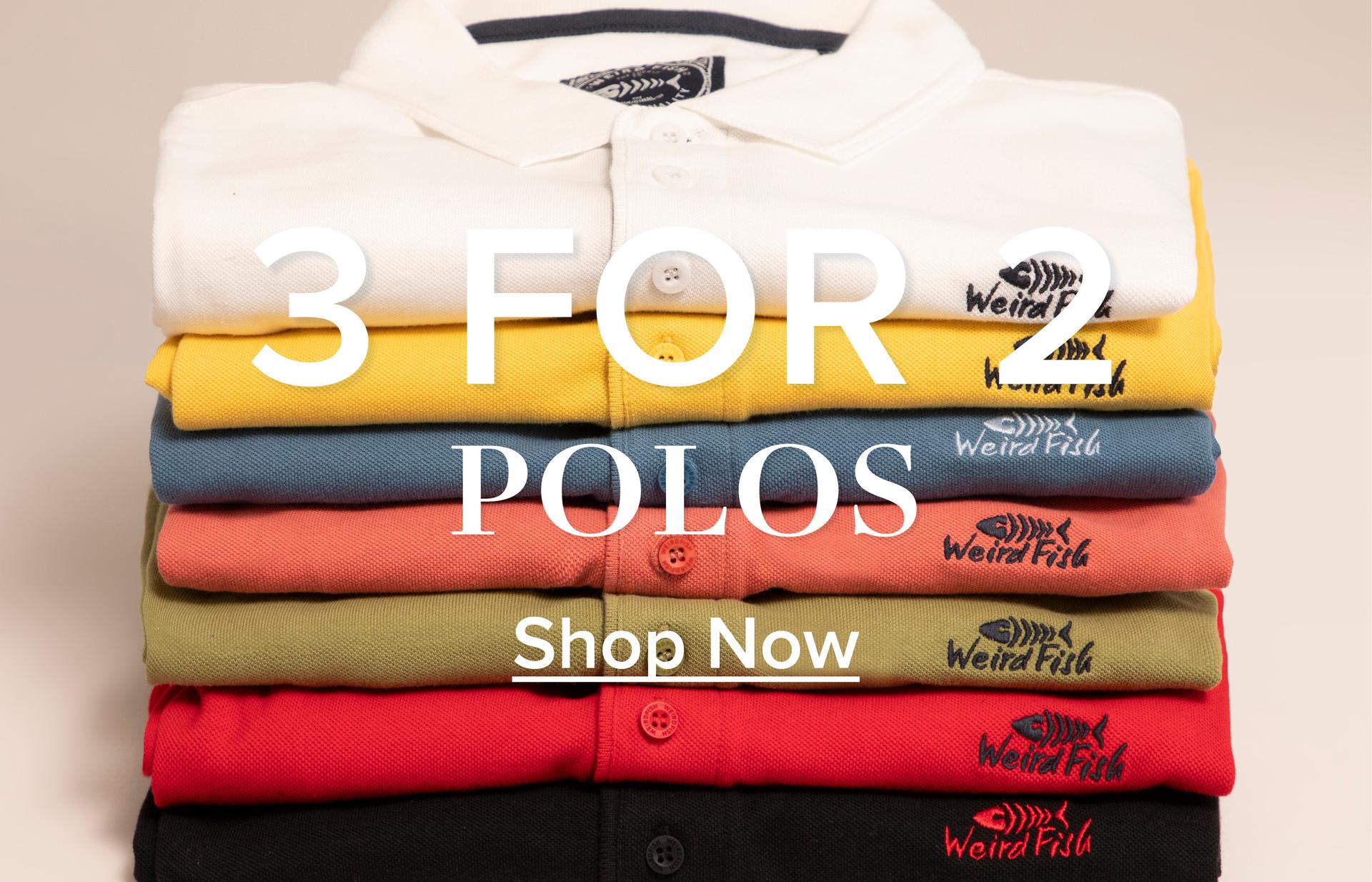 3 FOR 2 Polos