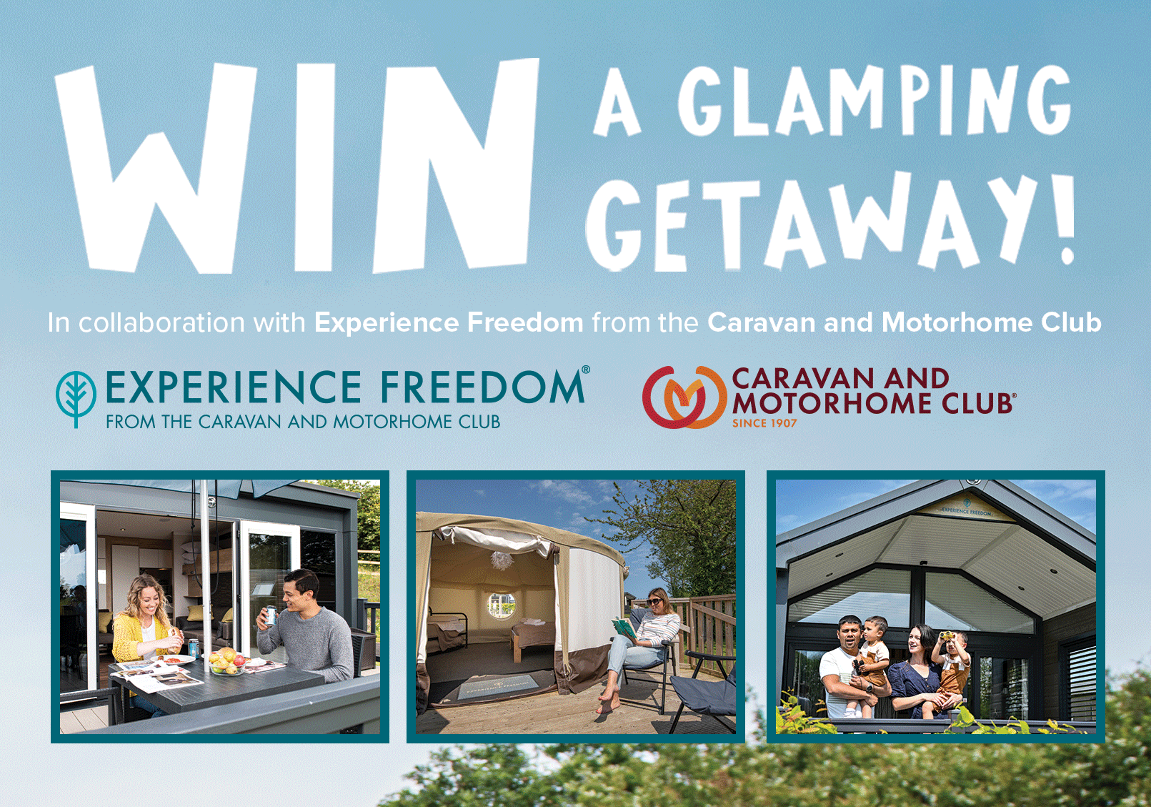 Win a glamping getaway
