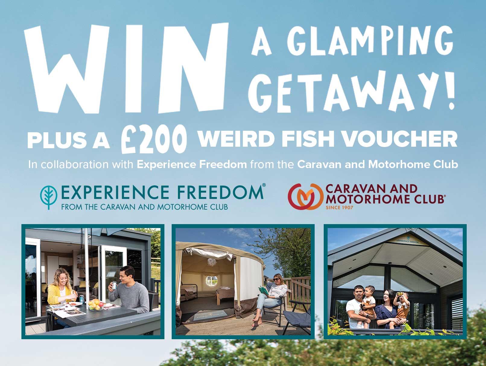 Win a glamping getaway