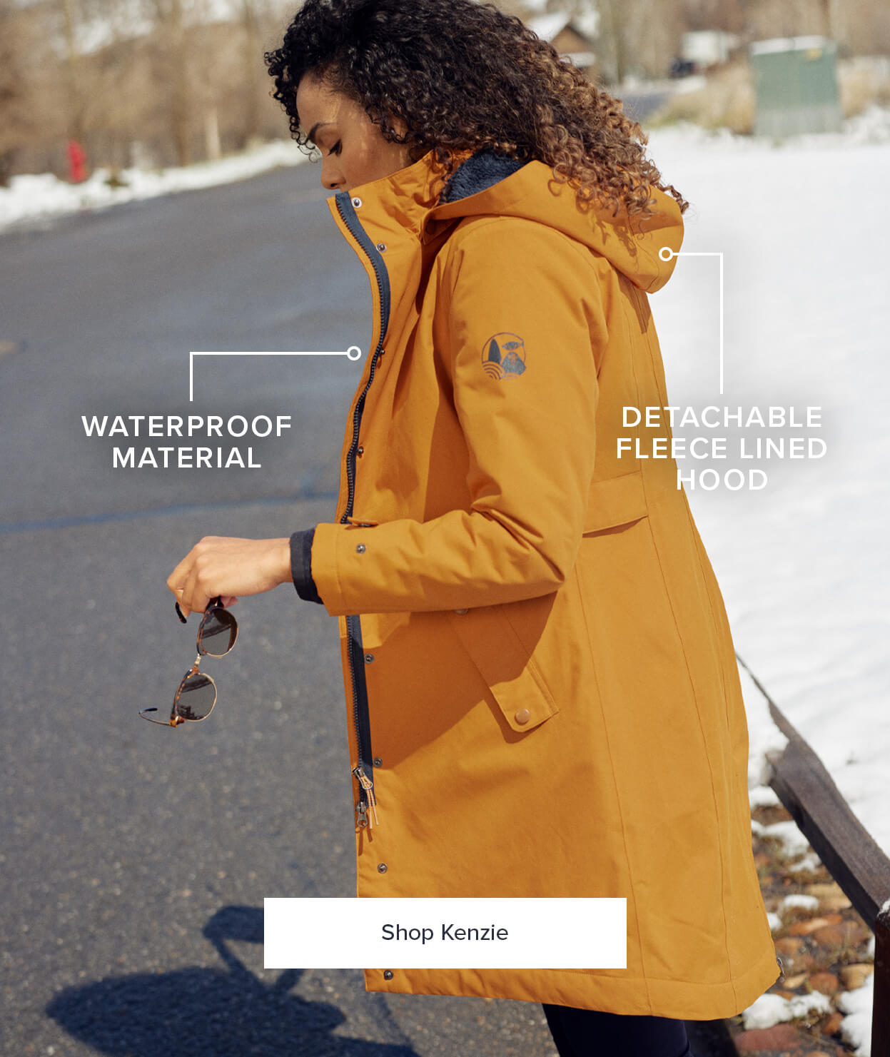 Kenzie Recycled Waterproof Coat