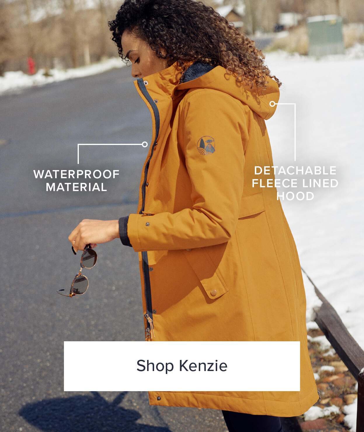 Kenzie Recycled Waterproof Coat