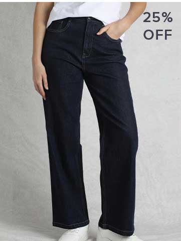 Corine Wide Leg Denim Jeans