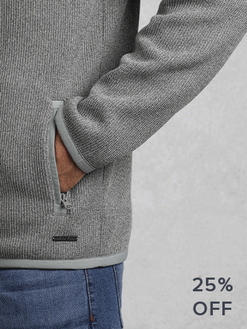 Lockie Full Zip Bonded Fleece Hoodie