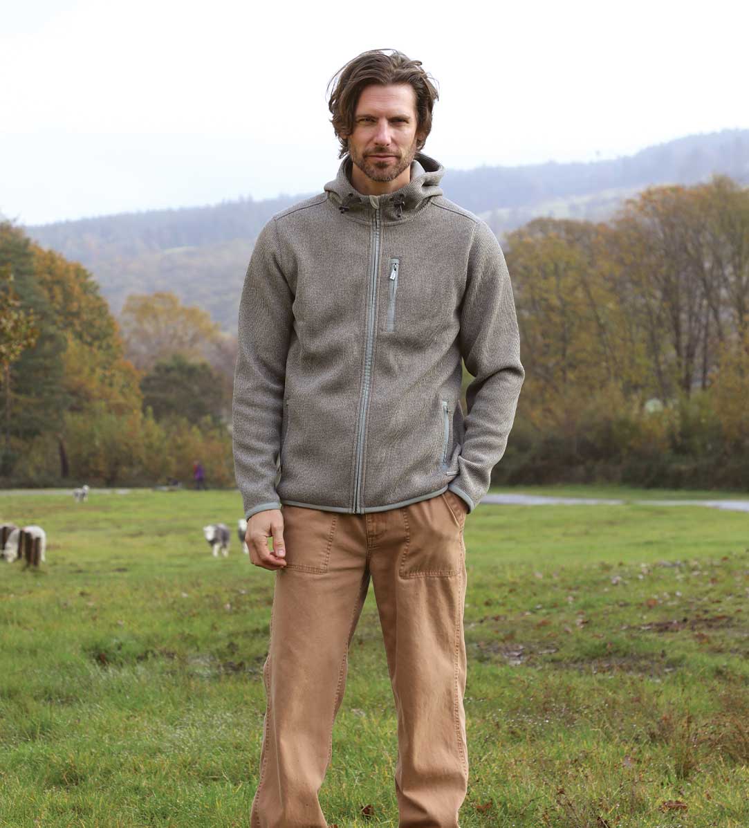 Lockie Full Zip Bonded Fleece Hoodie