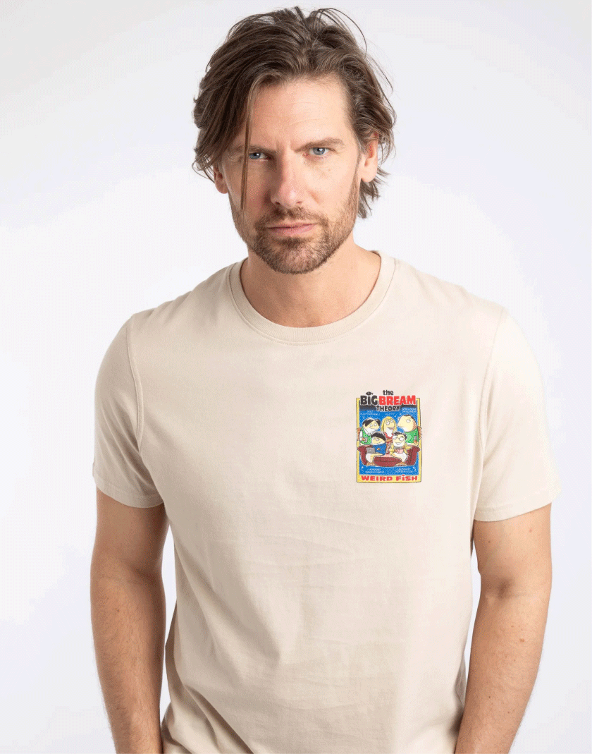 Big Bream Theory Back Print Artist T-Shirt String