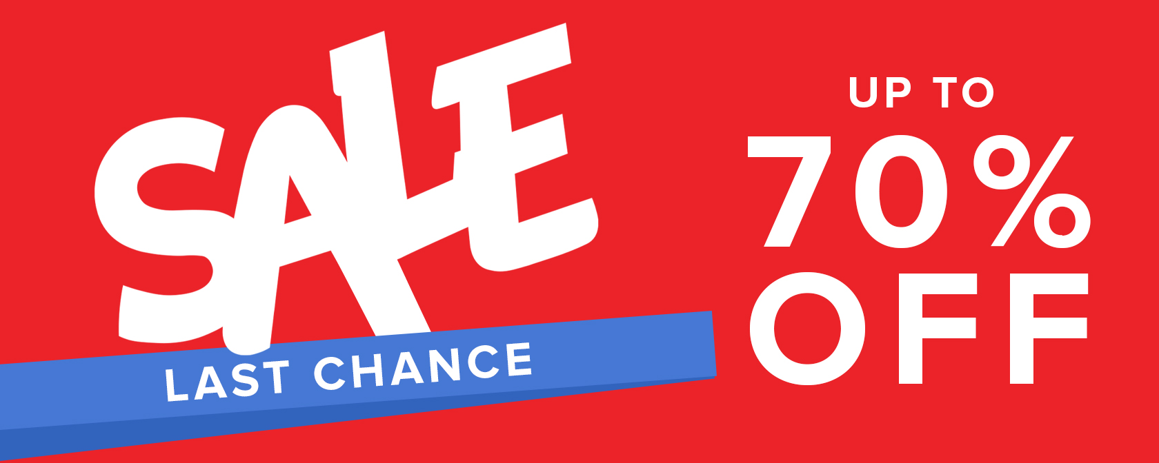 Sale - up to 70% OFF