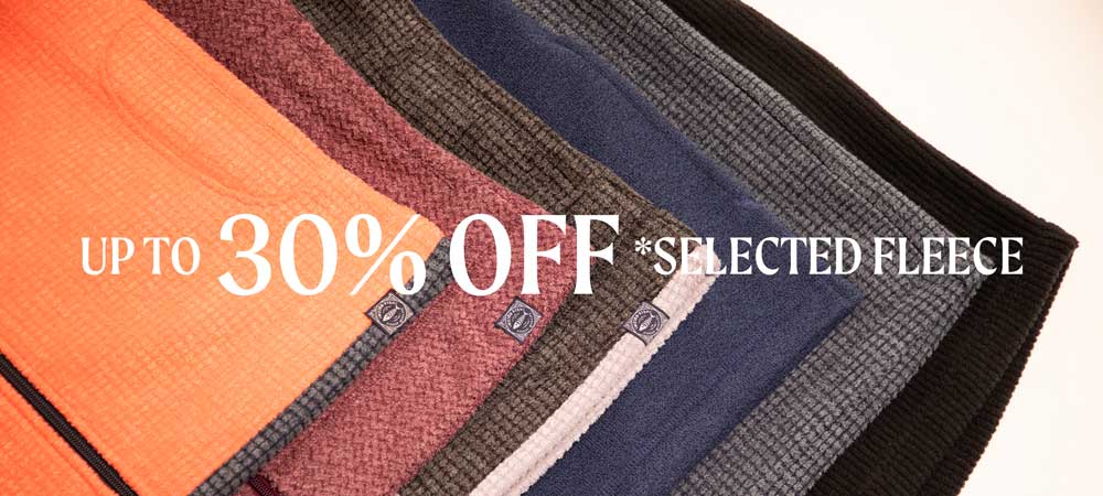 Up To 30% Off Selected Fleece