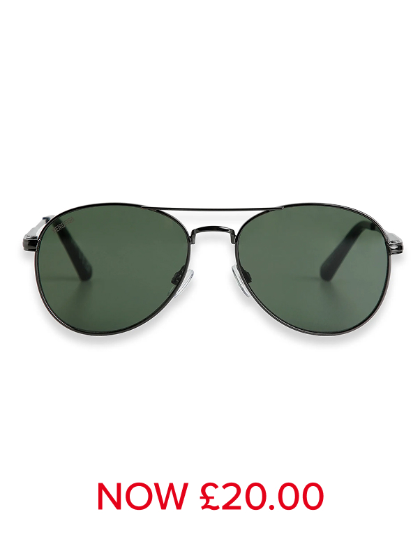 Fernando Aviator Sunglasses Gunmetal