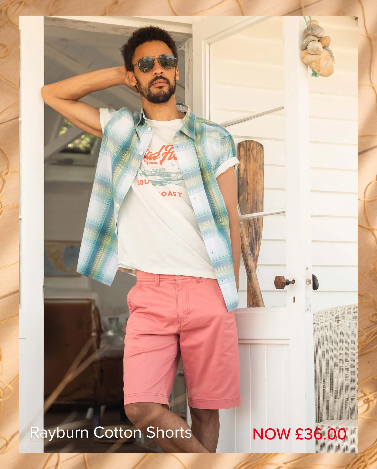 Rayburn Cotton Flat Front Shorts Nantucket