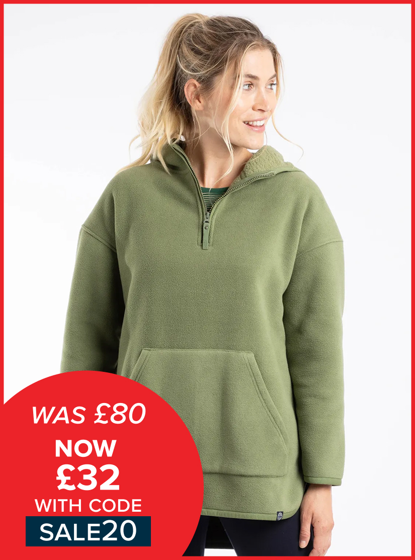 Laura Polar Popover Hoodie Artichoke