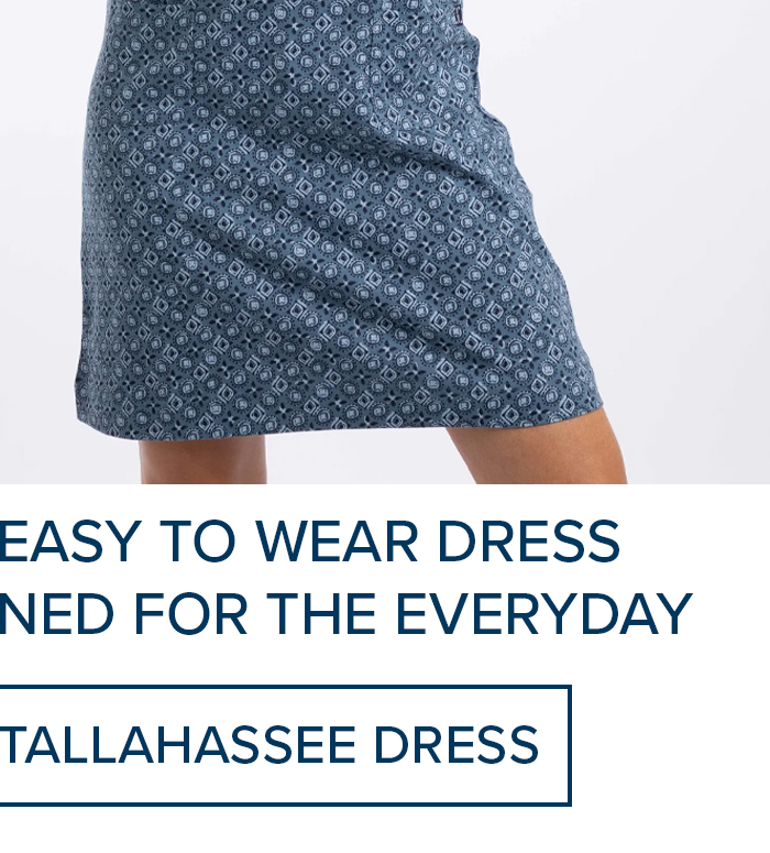Tallahassee Printed Jersey Dress Eclipse Blue