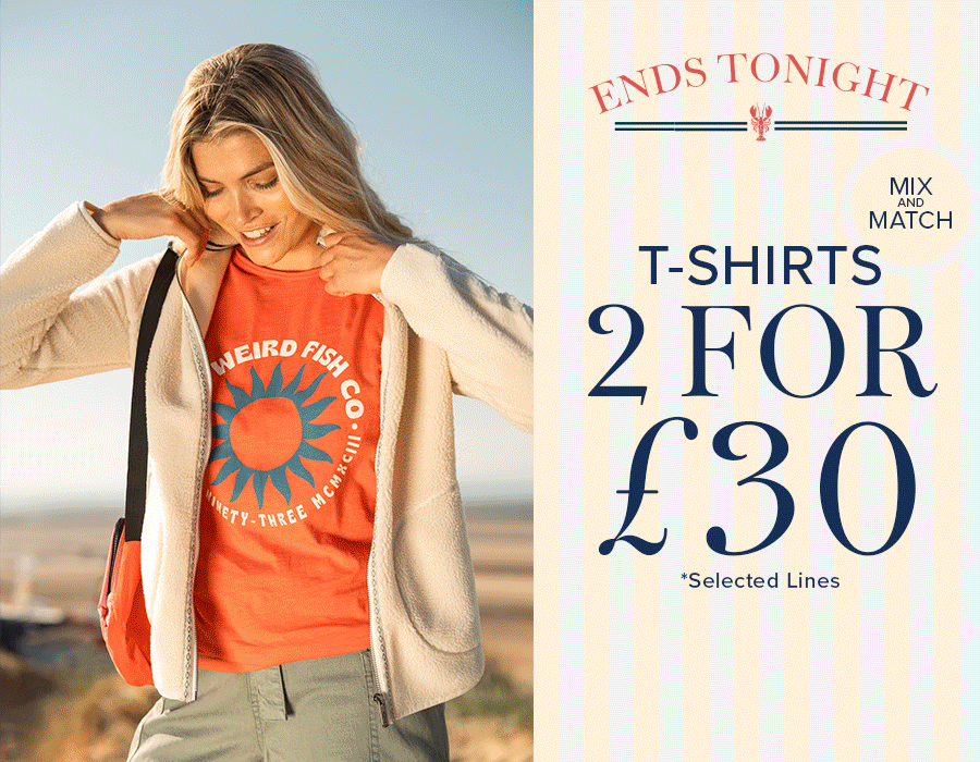 Mix and match 2 for £30 T-Shirts